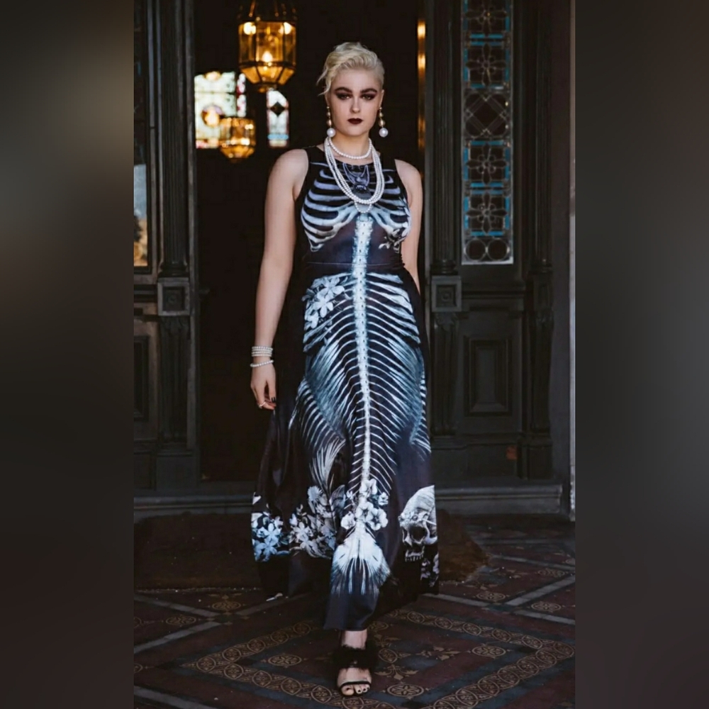 Blackmilk Magic Death Mermaid Velvet Maxi Dress
